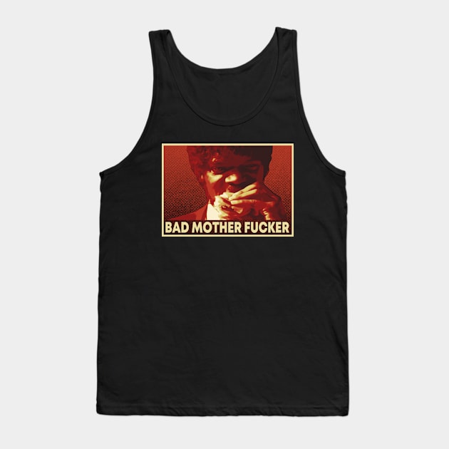 Pulp Fiction - Bad Mother Fucker, Jules Tank Top by Zen Cosmos Official